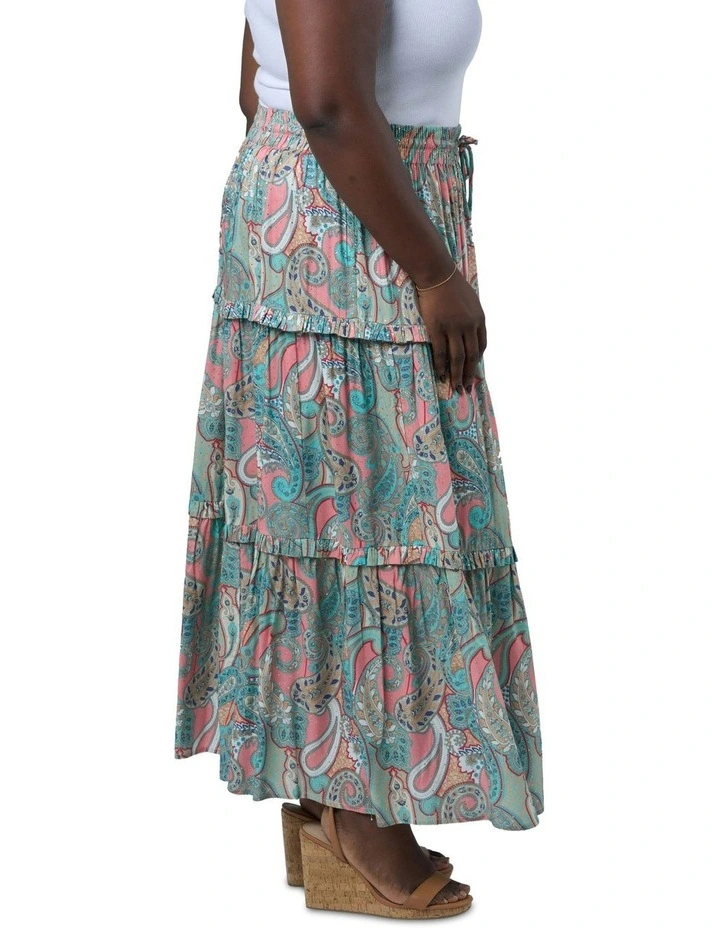 Sun Child Maxi Skirt in Multi image 3