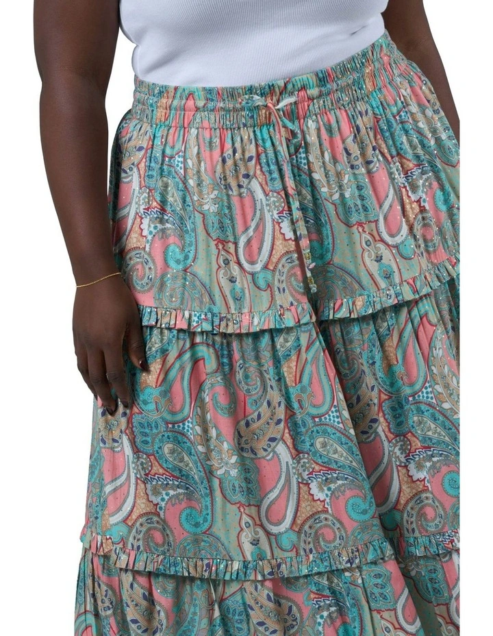 Sun Child Maxi Skirt in Multi image 6
