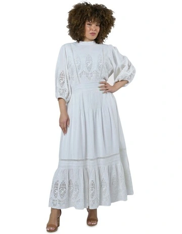 Marcella Midi Dress in Blue