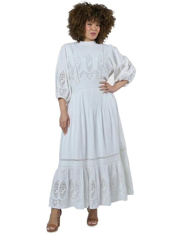 Marcella Midi Dress in Blue image 1
