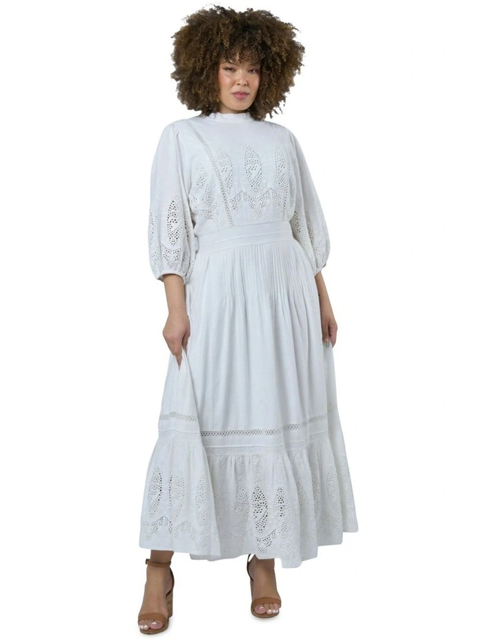 Marcella Midi Dress in Blue image 4