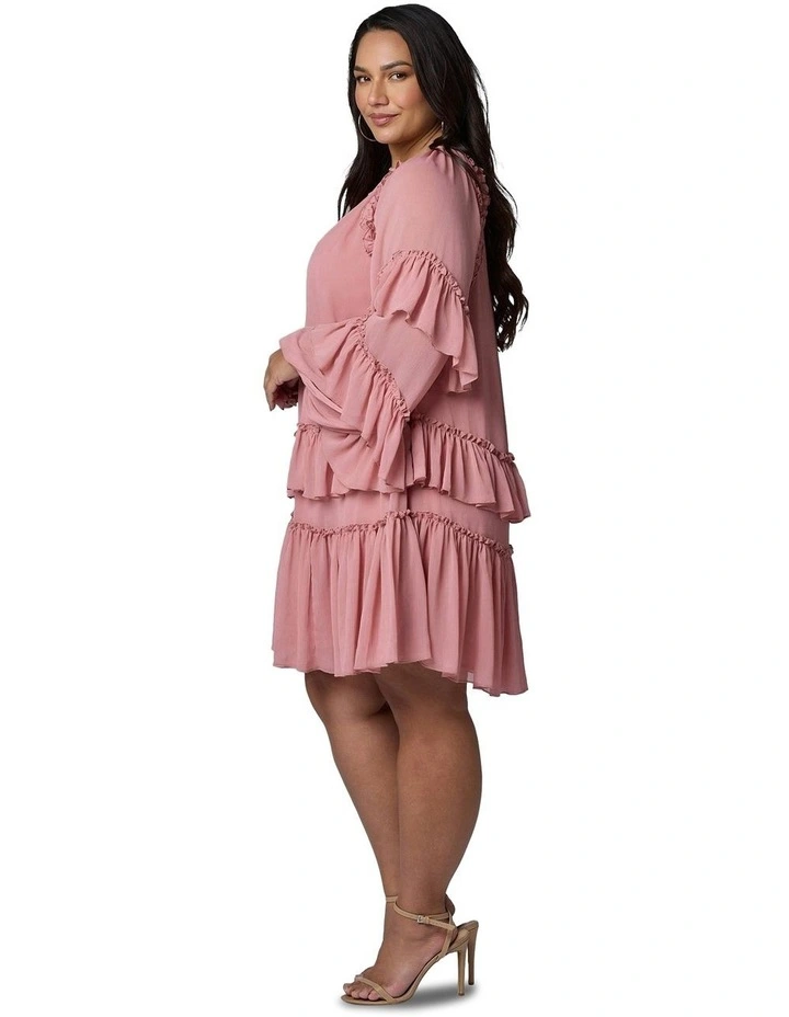 Revolution Mini Dress in Pink image 3