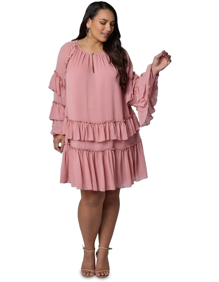 Revolution Mini Dress in Pink image 5