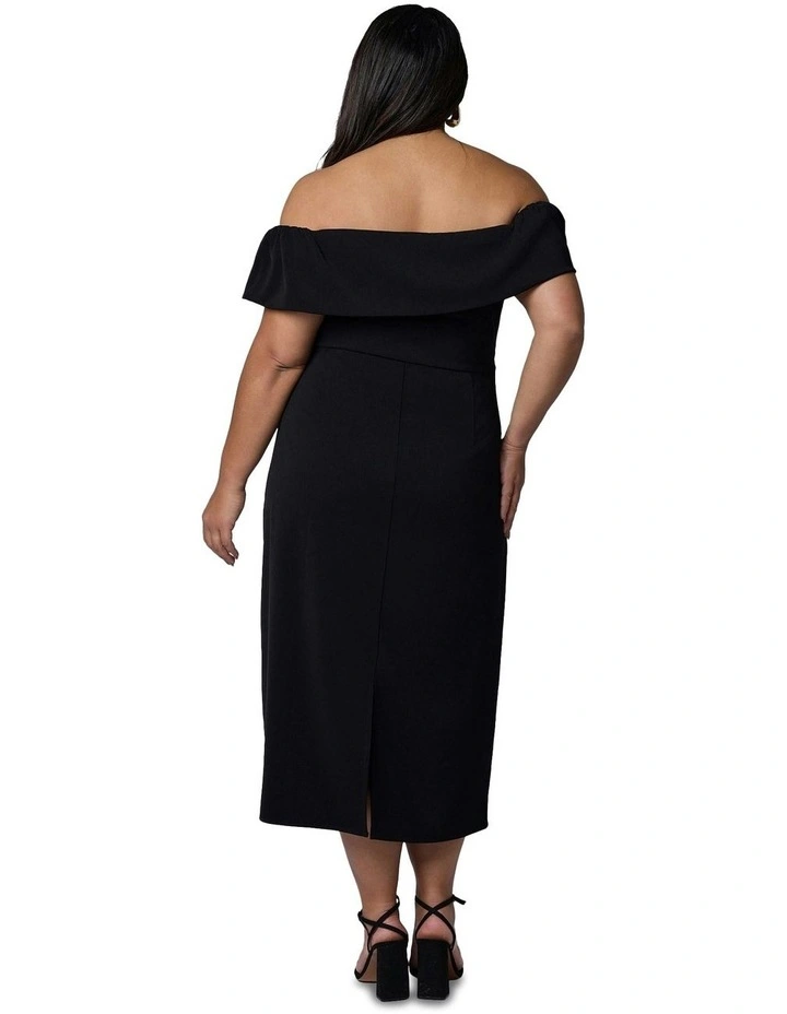 Dark Desires Midi Dress in Black image 2
