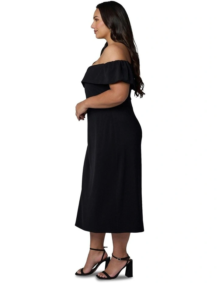 Dark Desires Midi Dress in Black image 3