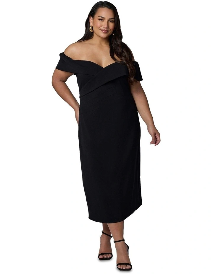 Dark Desires Midi Dress in Black image 5