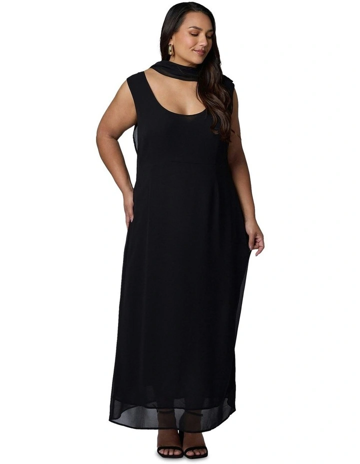 Move Me Maxi Dress in Black image 5