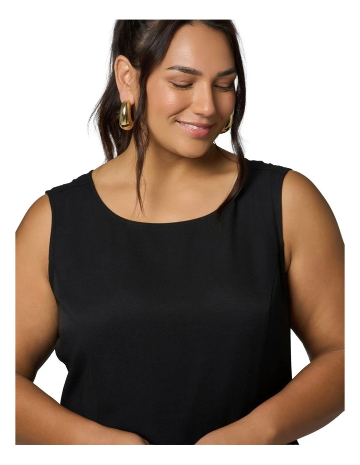 Electric Love Midi Dress in Black image 6