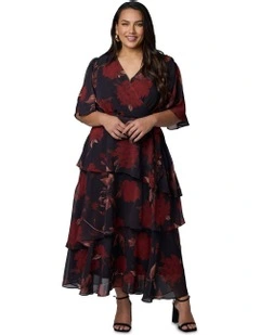 Hypnotic Maxi Dress in Multi