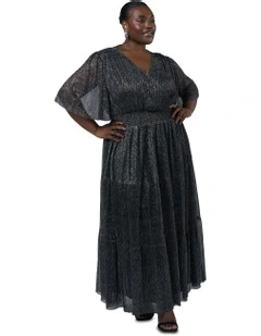 Steamy Encounters Maxi Dress in Black