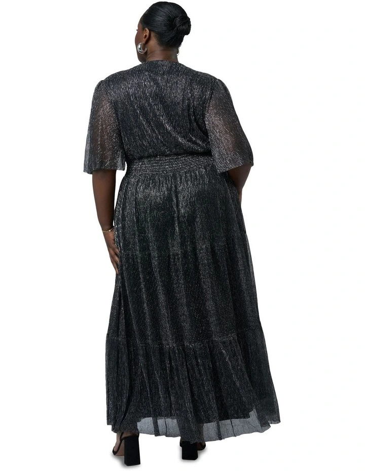 Steamy Encounters Maxi Dress in Black image 2