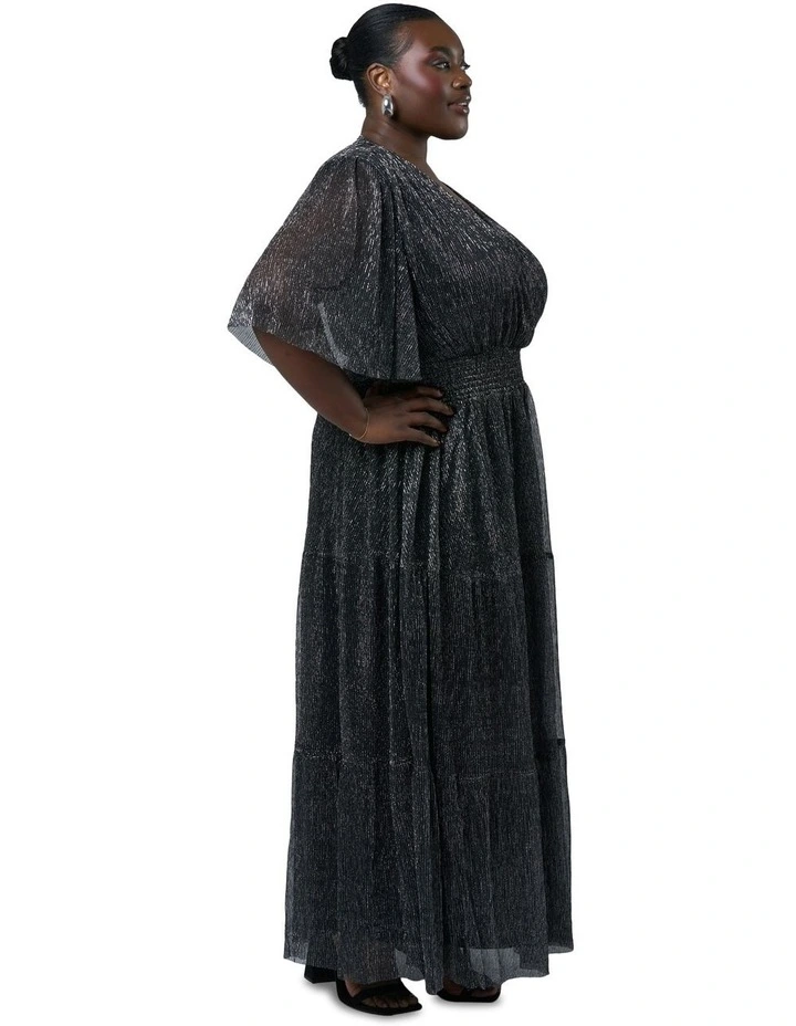 Steamy Encounters Maxi Dress in Black image 3