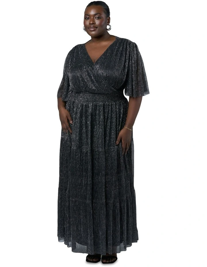 Steamy Encounters Maxi Dress in Black image 4