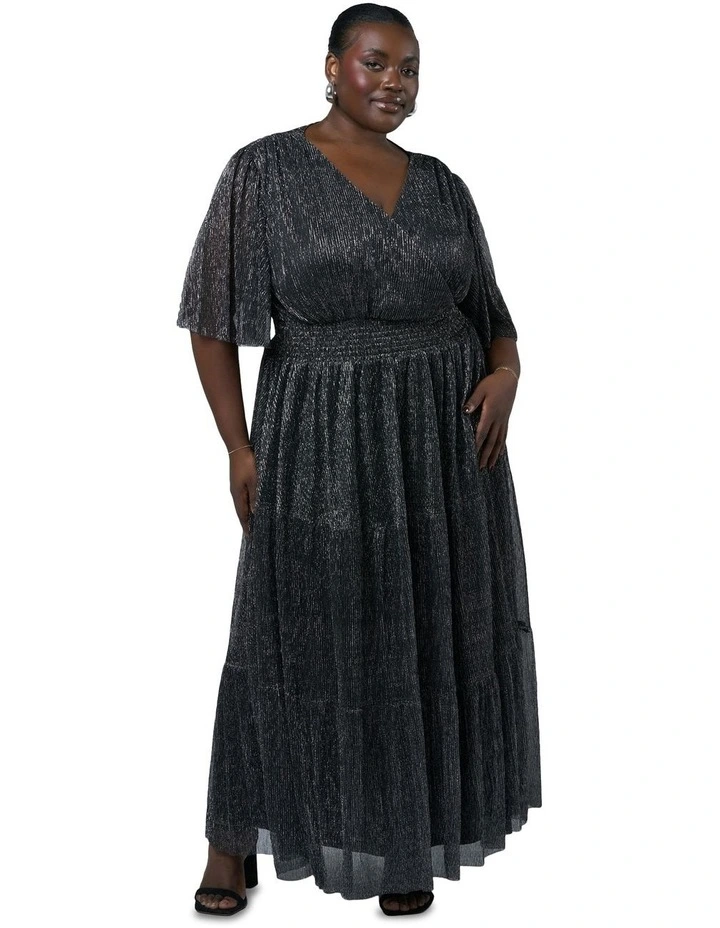 Steamy Encounters Maxi Dress in Black image 5