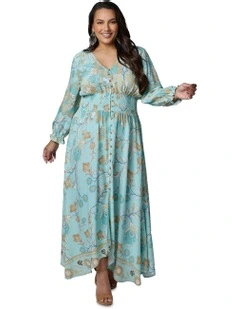 Forever Young Maxi Dress in Multi