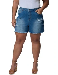 Rowena Denim Shorts in Blue