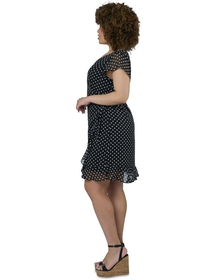 Kira Frill Mini Dress in Multi image 3