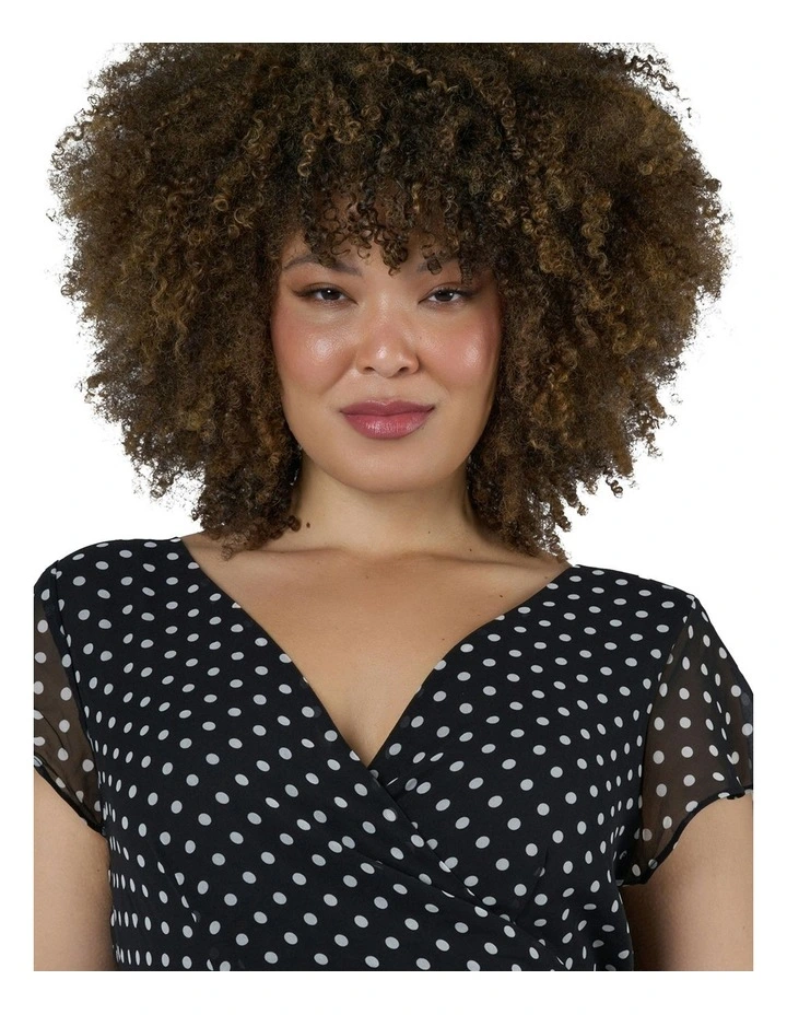 Kira Frill Mini Dress in Multi image 6