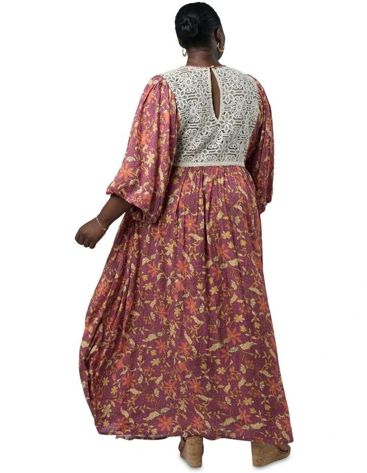Spirit of Gaia Maxi Dress in Multi image 2
