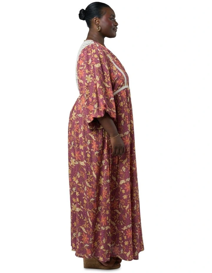 Spirit of Gaia Maxi Dress in Multi image 3