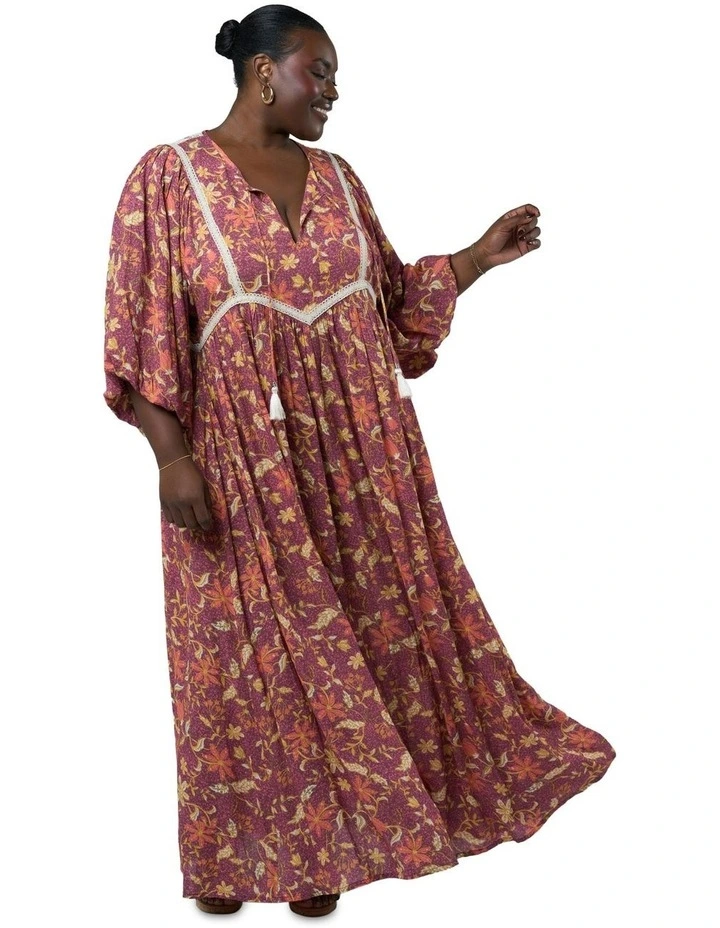 Spirit of Gaia Maxi Dress in Multi image 5