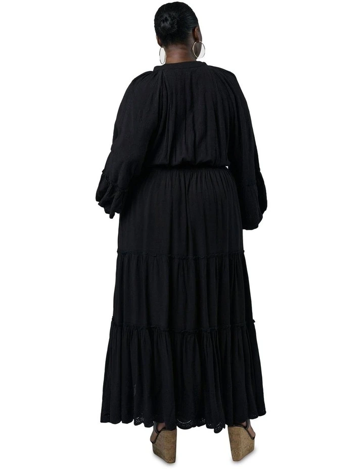 Twilight Traveller Maxi Dress in Black image 2