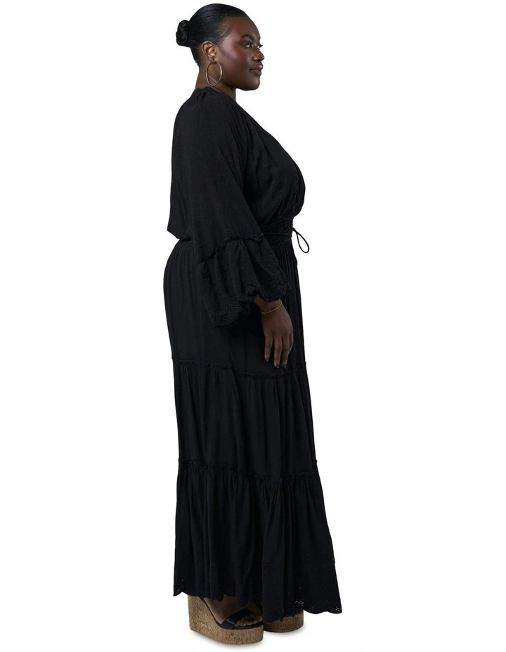 Twilight Traveller Maxi Dress in Black image 3