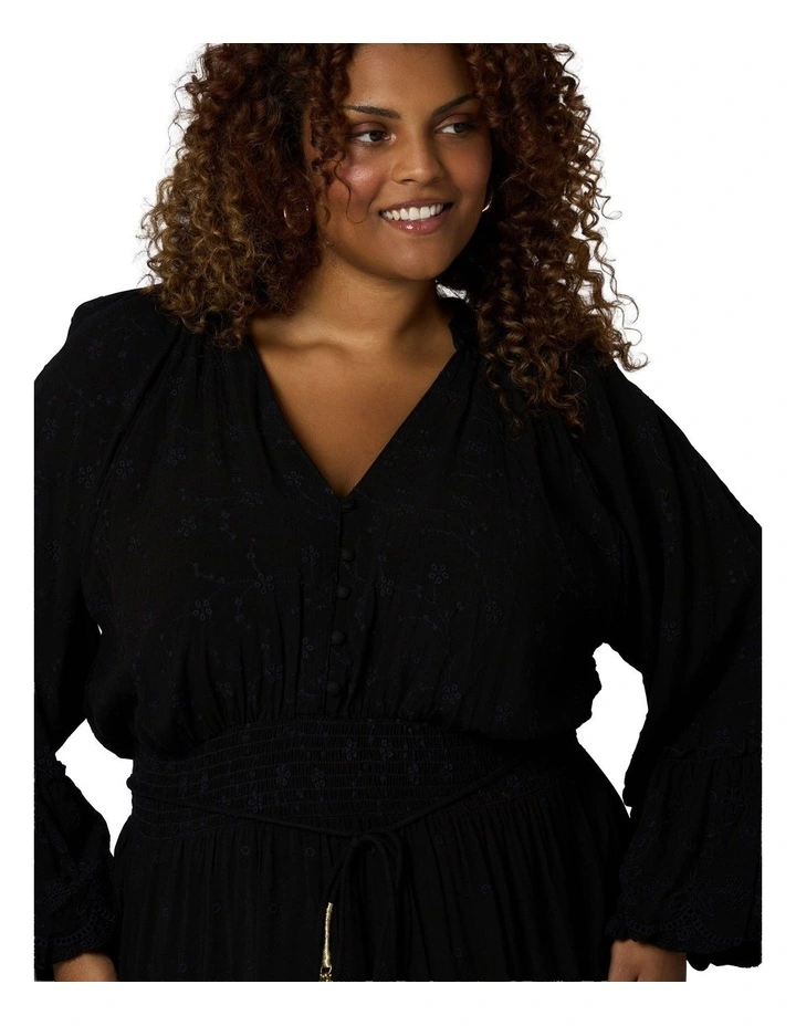 Twilight Traveller Maxi Dress in Black image 6