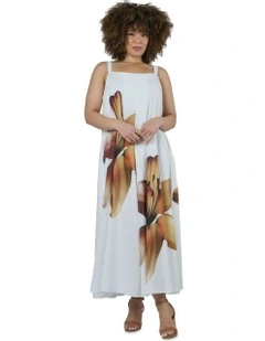 Emmeline Maxi Dress in White