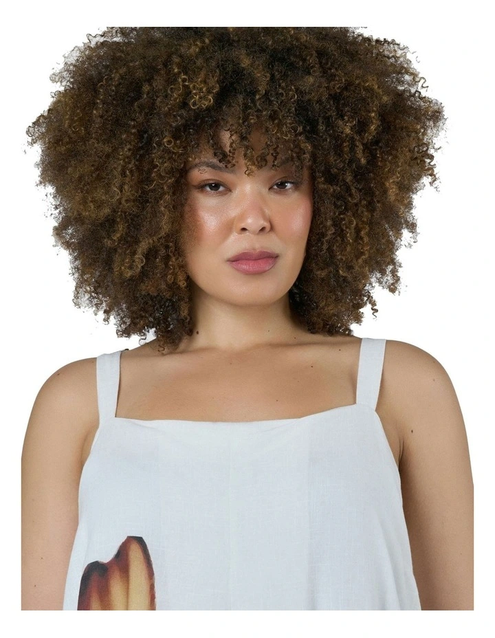 Emmeline Maxi Dress in White image 6
