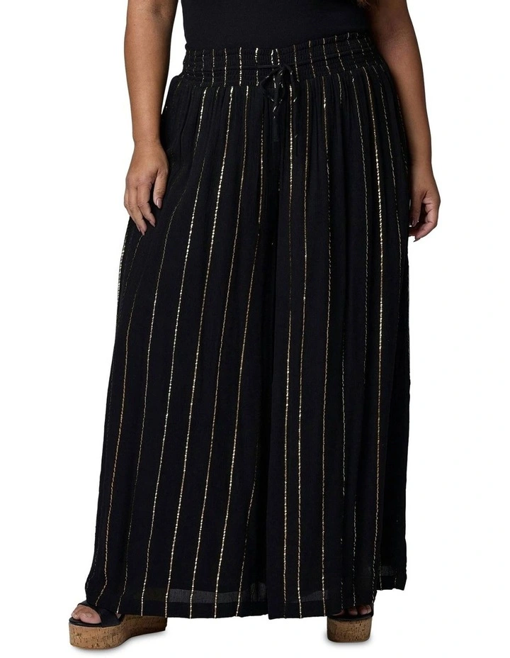 Eclectic Wide Leg Pant in Black image 4