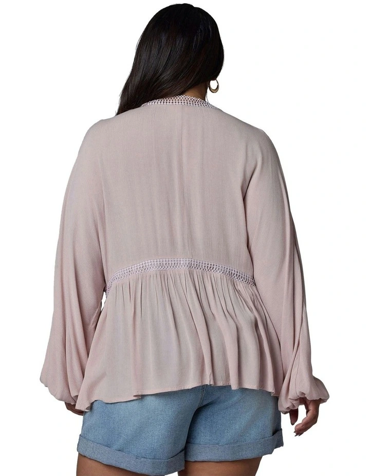 Bohemian Soul Blouse in Pale Pink image 2