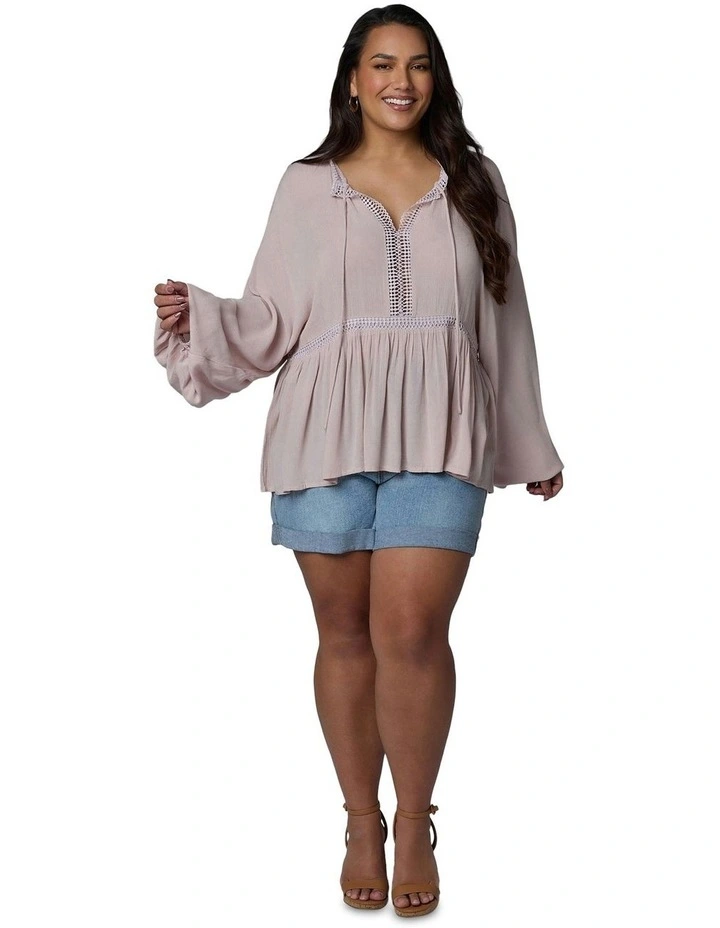 Bohemian Soul Blouse in Pale Pink image 6