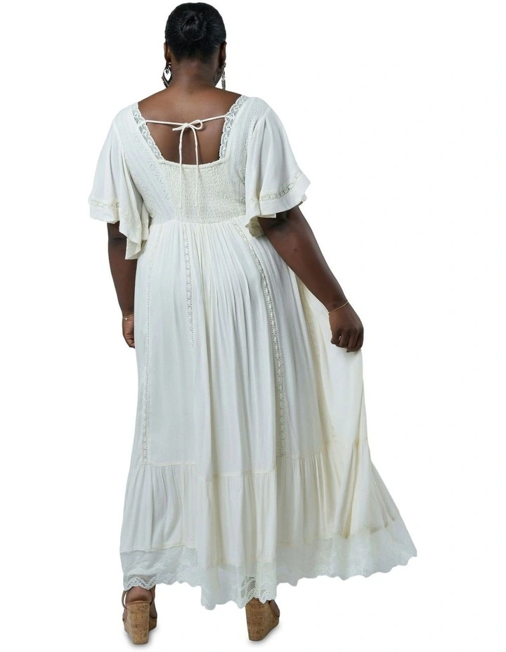 Dreamcatcher's Dance Maxi Dress in Cream image 2