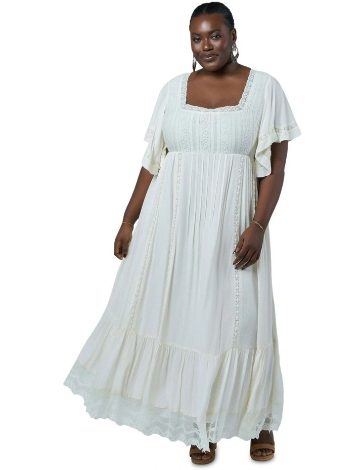 Dreamcatcher's Dance Maxi Dress in Cream image 5