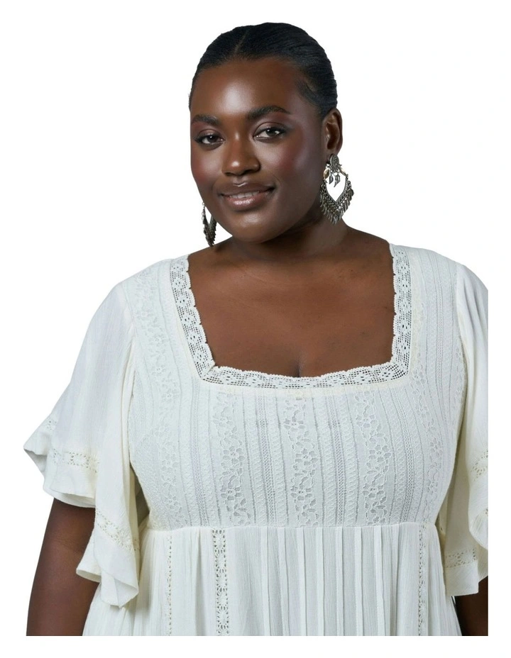 Dreamcatcher's Dance Maxi Dress in Cream image 6