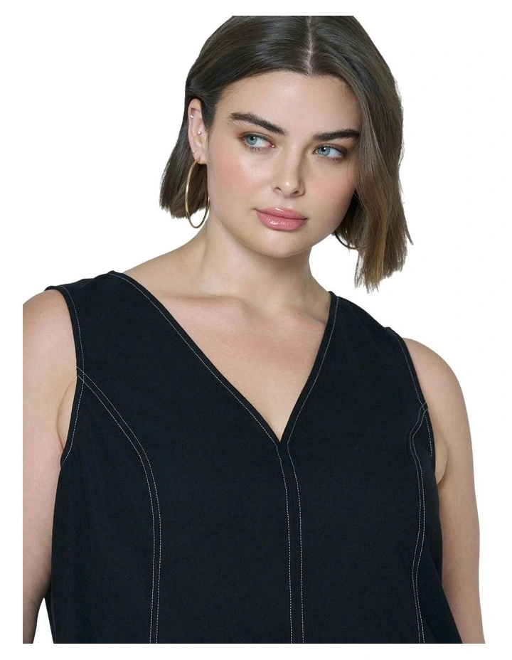 Venom Mini Dress in Black image 6