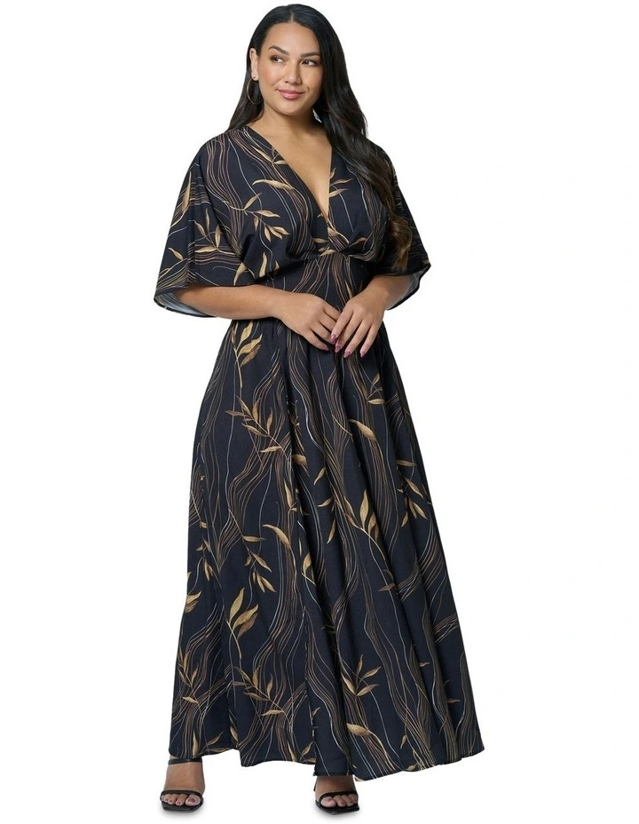 Richter Scale Maxi Dress in Multi image 1