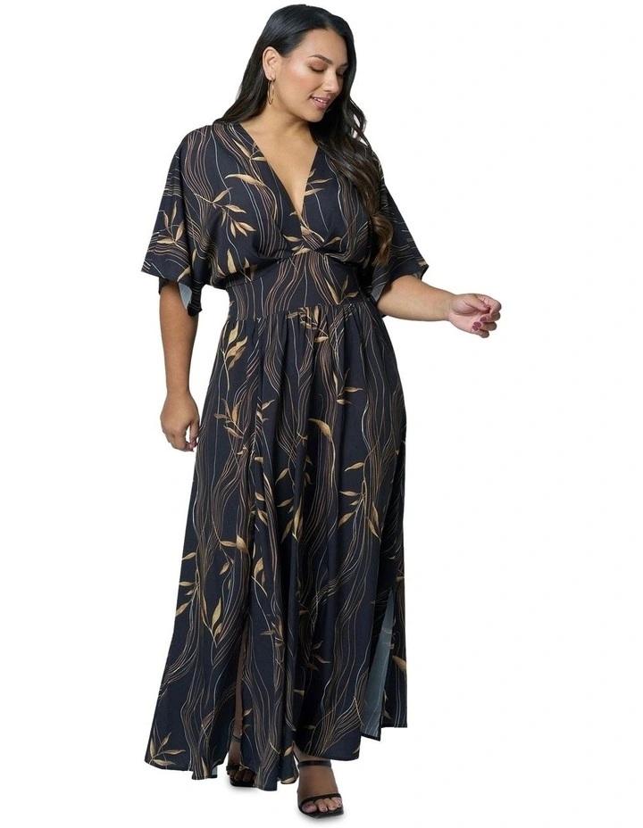 Richter Scale Maxi Dress in Multi image 4