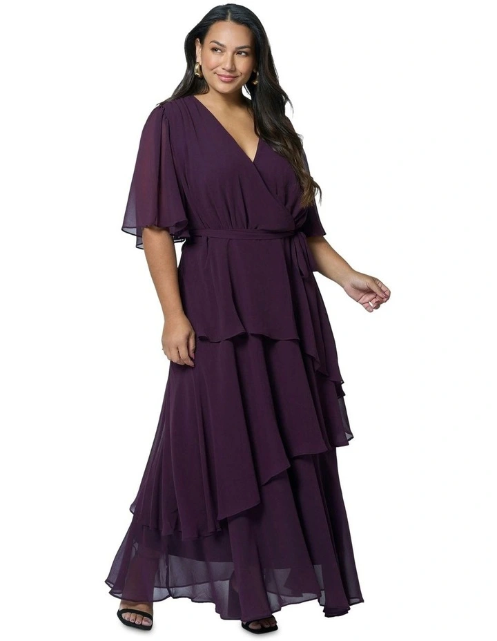 Hypnotic Maxi Dress in Purple image 1