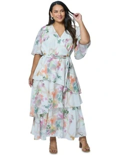 Hypnotic Maxi Dress in Multi