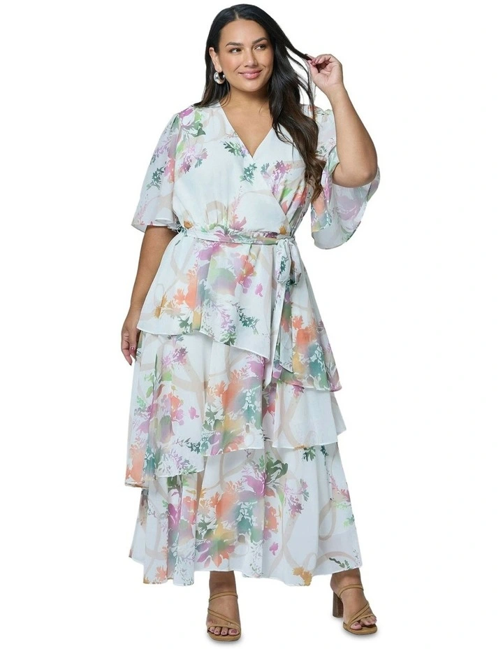 Hypnotic Maxi Dress in Multi image 1