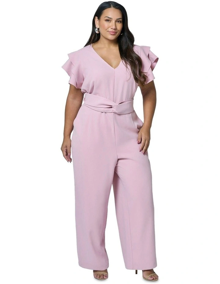 Caught Out Jumpsuit in Pink image 4