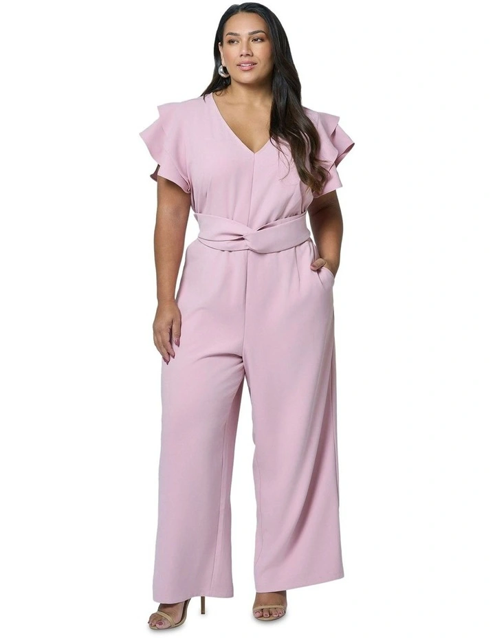 Caught Out Jumpsuit in Pink image 5