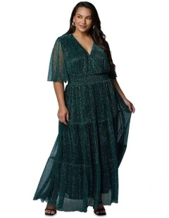 Steamy Encounters Maxi Dress in Green
