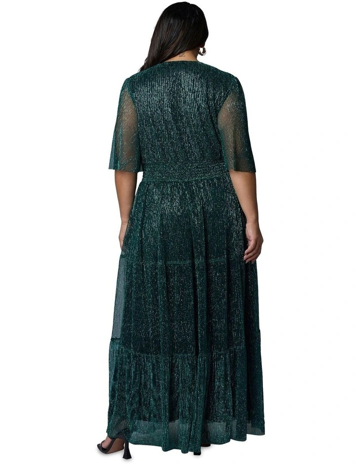Steamy Encounters Maxi Dress in Green image 2