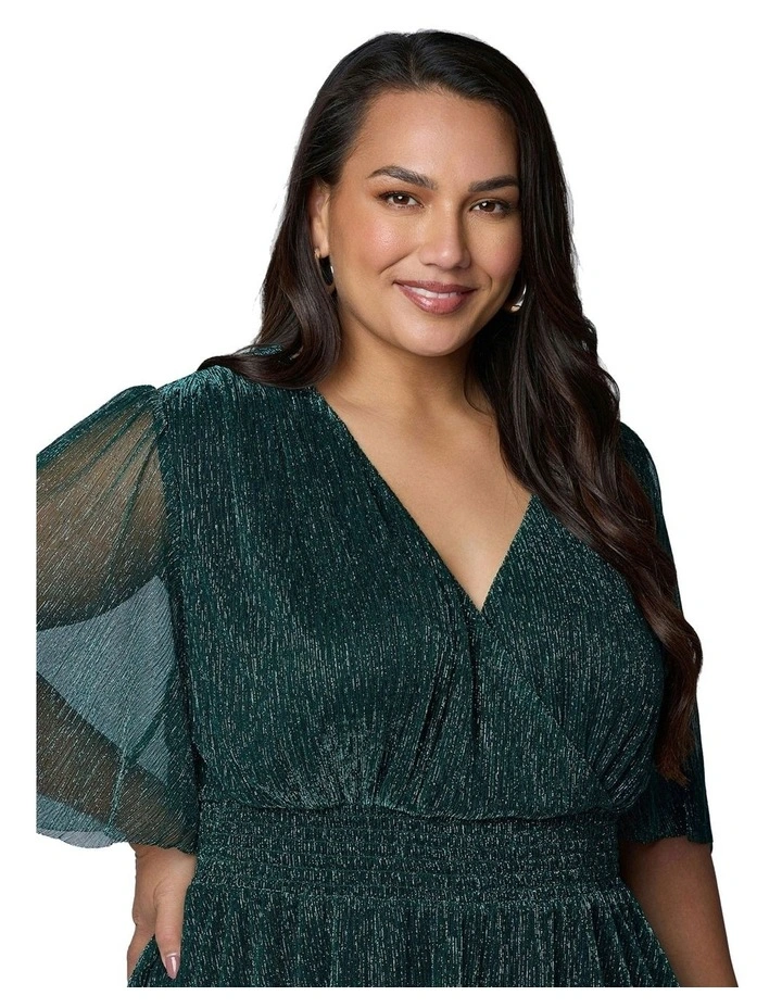 Steamy Encounters Maxi Dress in Green image 6