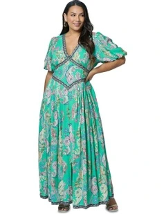 Rose Maxi Dress in Multi