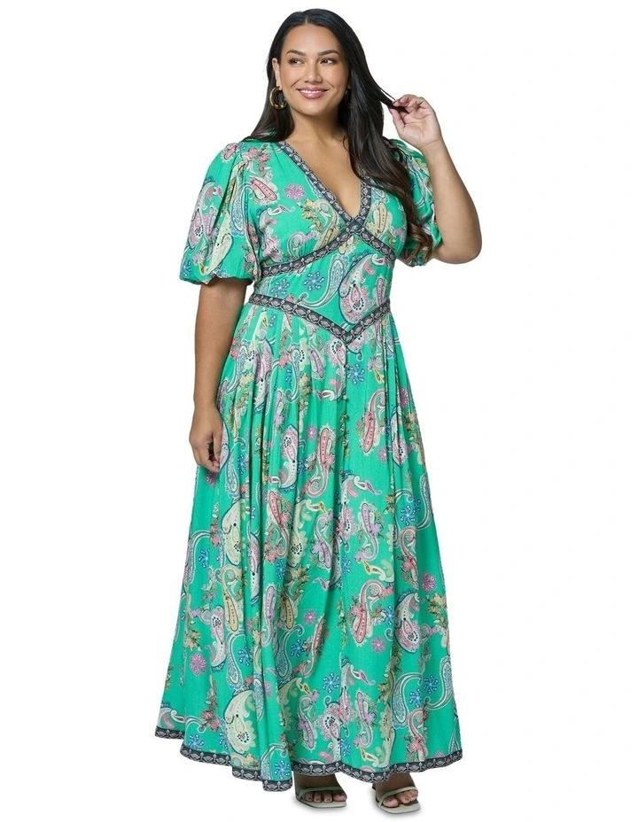 Rose Maxi Dress in Multi image 4