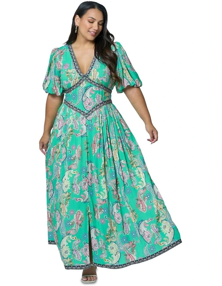 Rose Maxi Dress in Multi image 5